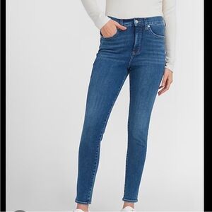 Express High Rise Blue Women's Jeans